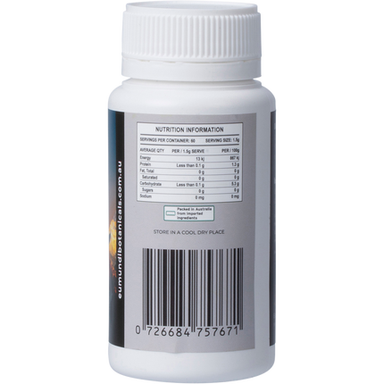 Pure Himalayan Shilajit resin in a glass container
