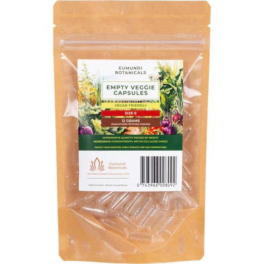 Empty Veggie Capsules Size 0