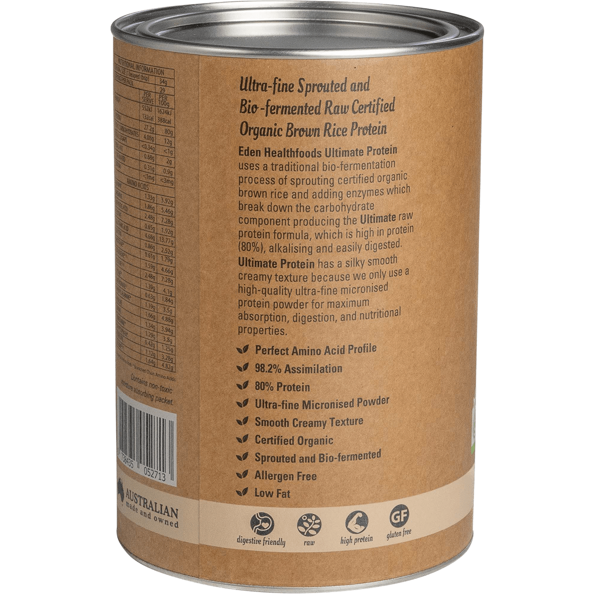 Ultimate Protein Sprouted Brown Rice Natural