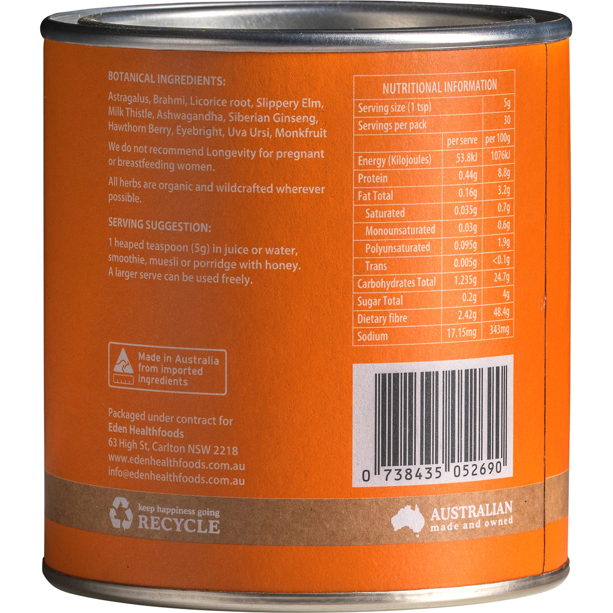 Longevity Whole Body Tonic