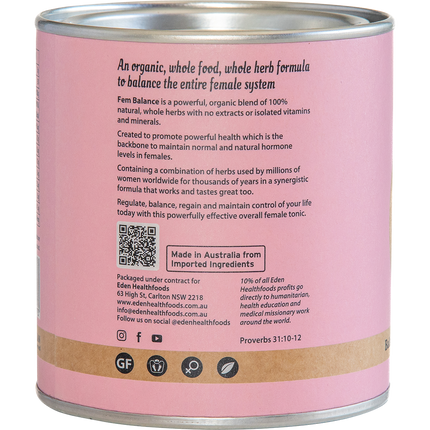 Eden Healthfoods - Fem Balance