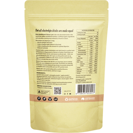 Eden Healthfoods - Electra-Lyte Pineapple and Apple with Celtic Sea Salt