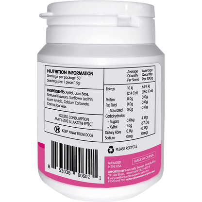 Xylitol Chewing Gum Bubblegum