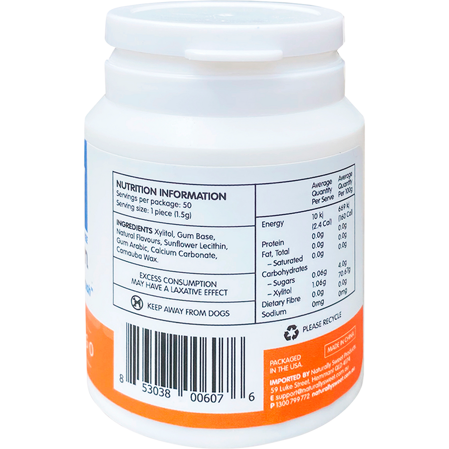 Xylitol Chewing Gum Orange-Mango