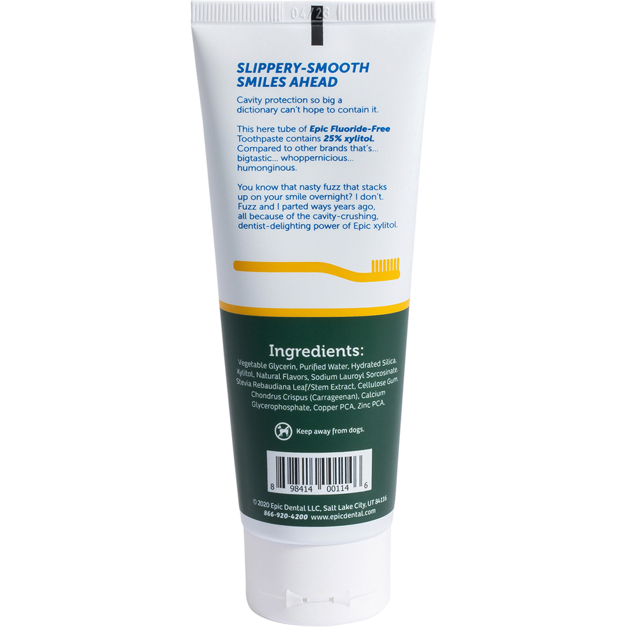 Toothpaste Spearmint Fluoride Free
