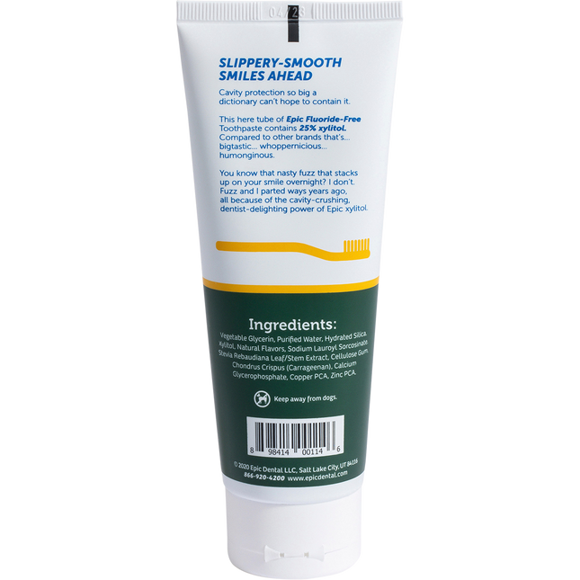 Toothpaste Spearmint Fluoride Free