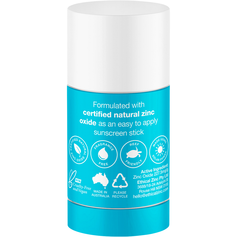 Natural Clear Zinc Sunscreen Stick SPF 50