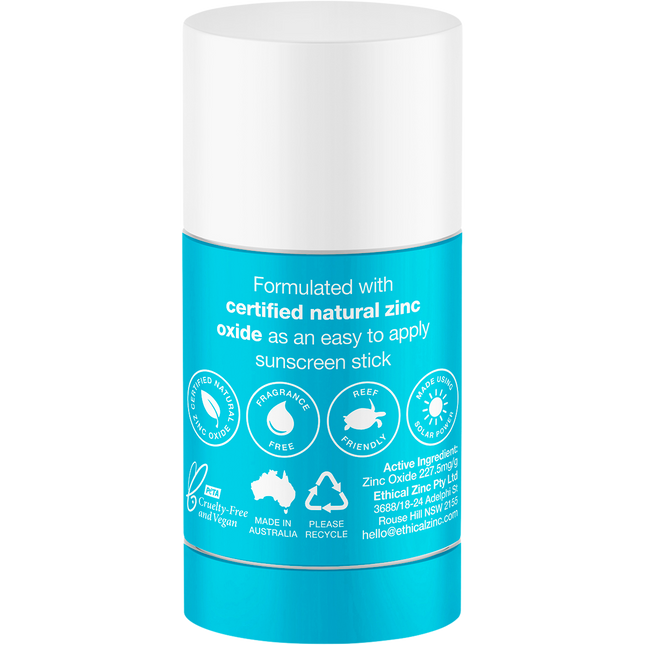 Natural Clear Zinc Sunscreen Stick SPF 50