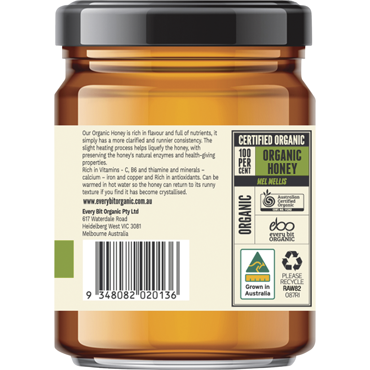 Honey Certified Organic