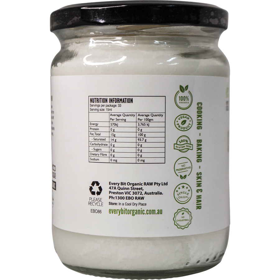 Coconut Oil Virgin & Unrefined