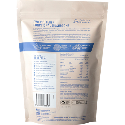 EVO+ Protein Functional Mushrooms Creamy Vanilla