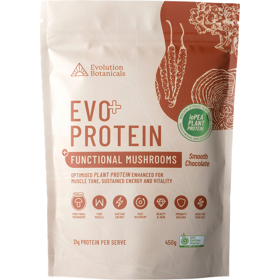 EVO+ Protein Functional Mushrooms Smooth Chocolate