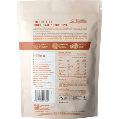 EVO+ Protein Functional Mushrooms Smooth Chocolate