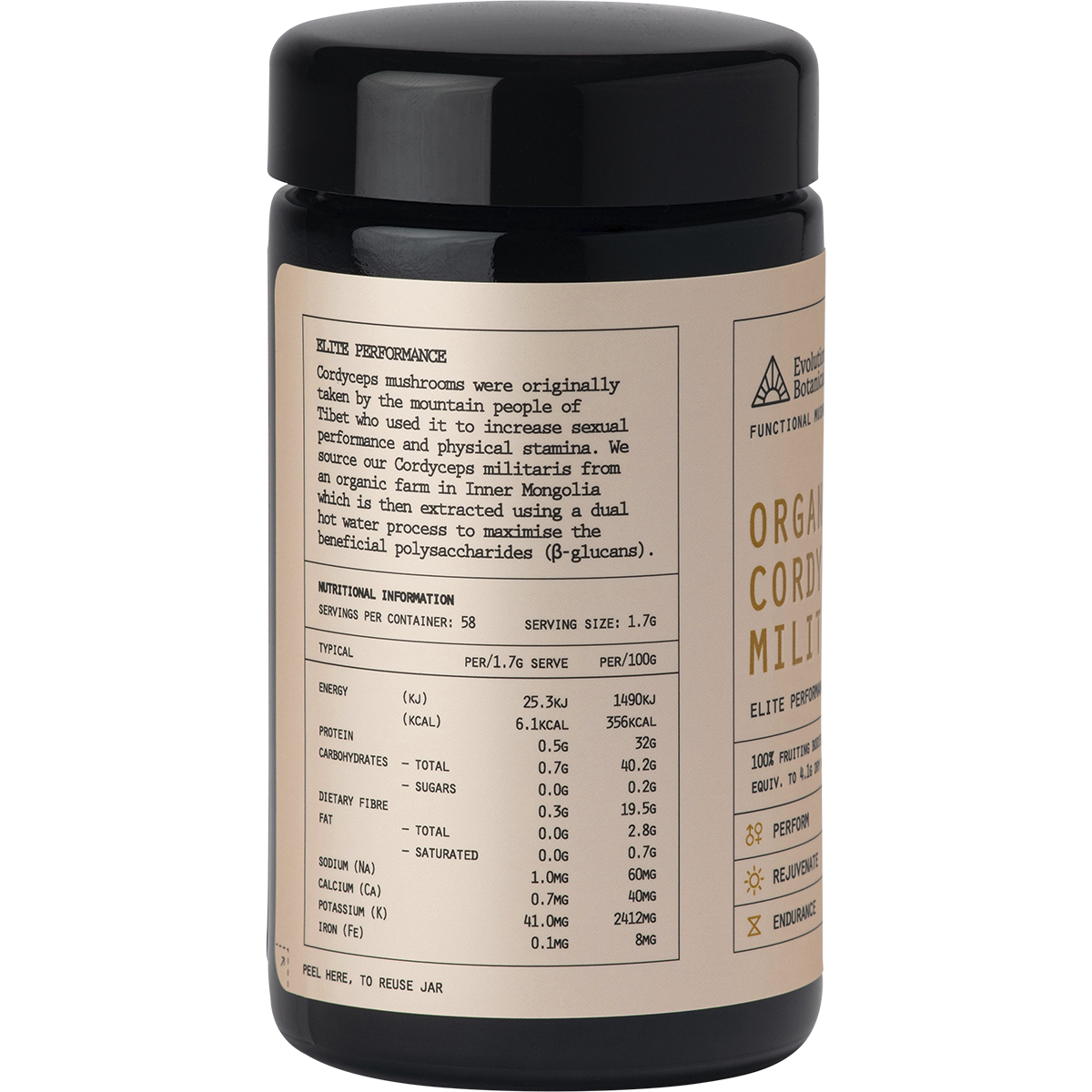 Organic Cordyceps Militaris Elite Performance