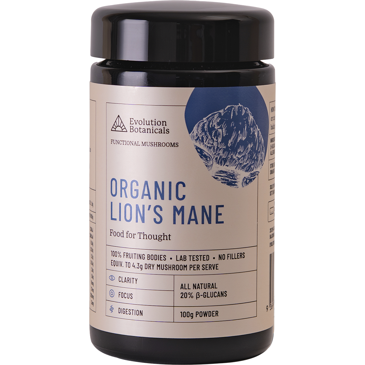 Organic Lion's Mane Food For Thought