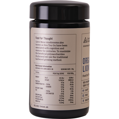 Organic Lion's Mane Food For Thought