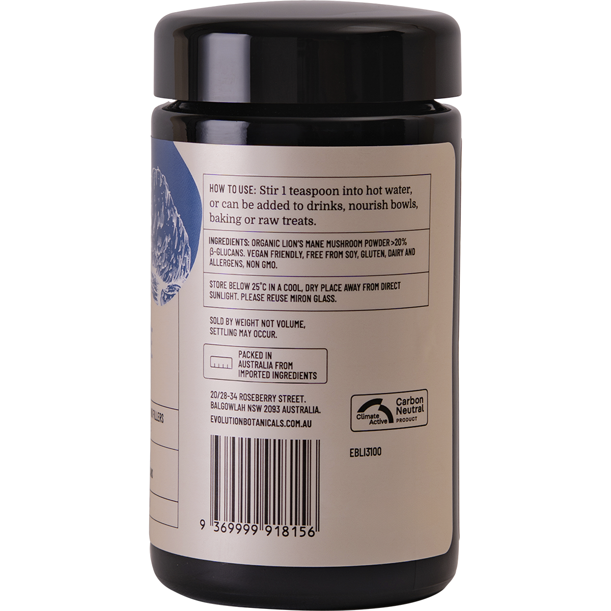 Organic Lion's Mane Food For Thought