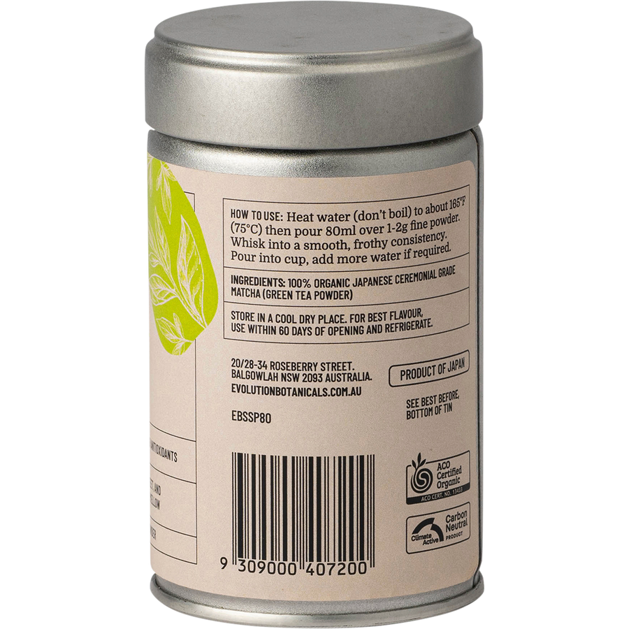 Organic Ceremonial Matcha Japanese Highest Grade
