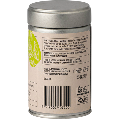 Organic Ceremonial Matcha Japanese Highest Grade