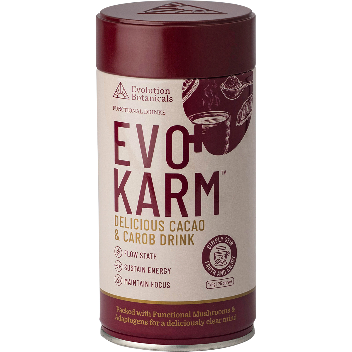 EVO+ Karm Cacao & Carob Drink