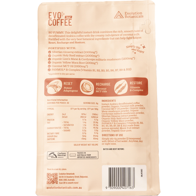 EVO+ Coffee Decaf Adrenal Refresh