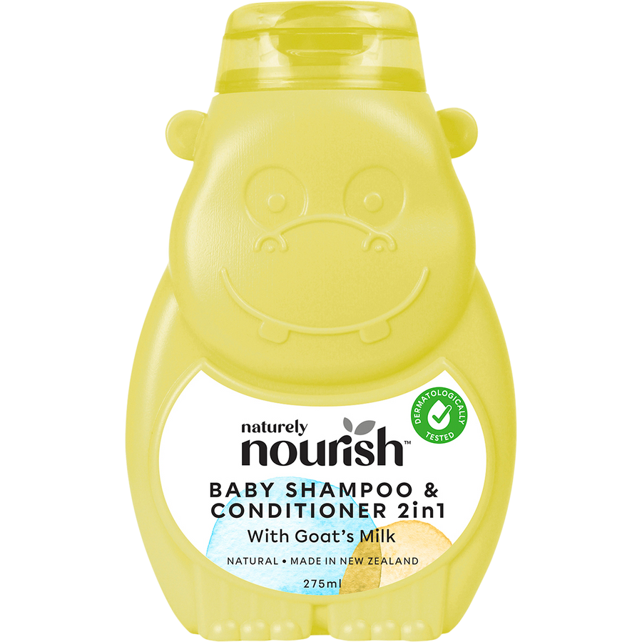 Naturely nourish baby shampoo and conditioner 2in1 for gentle cleansing