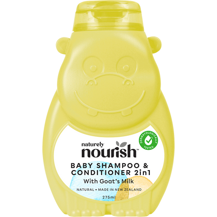 Naturely nourish baby shampoo and conditioner 2in1 for gentle cleansing