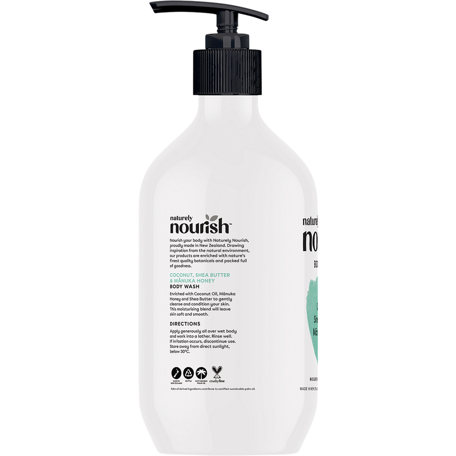 Body Wash Coconut, Shea Butter & Manuka Honey