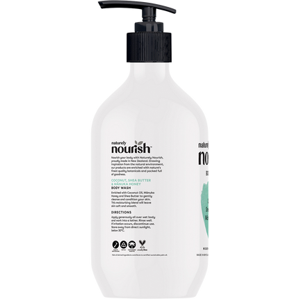 Body Wash Coconut, Shea Butter & Manuka Honey