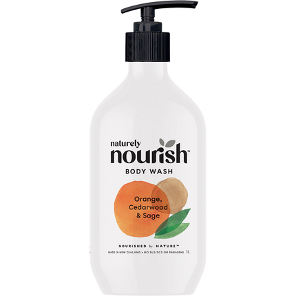 Body Wash Orange, Cedarwood & Sage