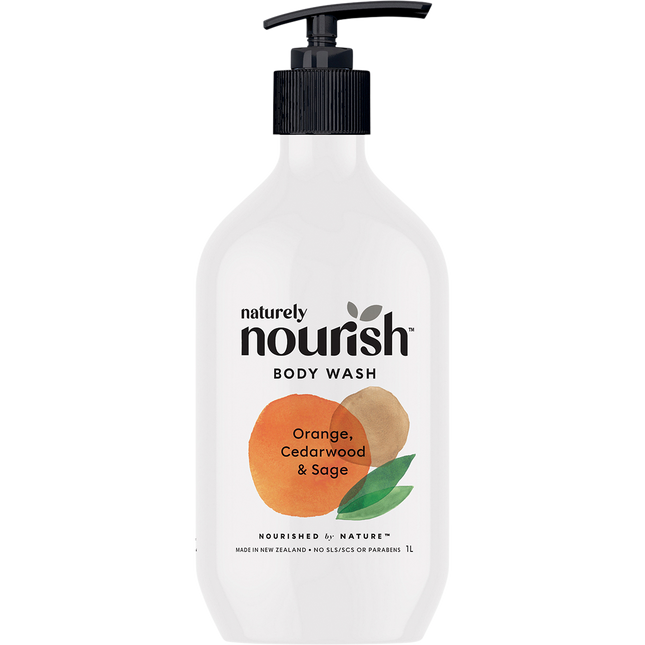 Body Wash Orange, Cedarwood & Sage