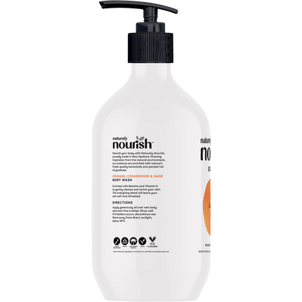 Body Wash Orange, Cedarwood & Sage