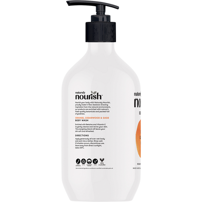 Body Wash Orange, Cedarwood & Sage