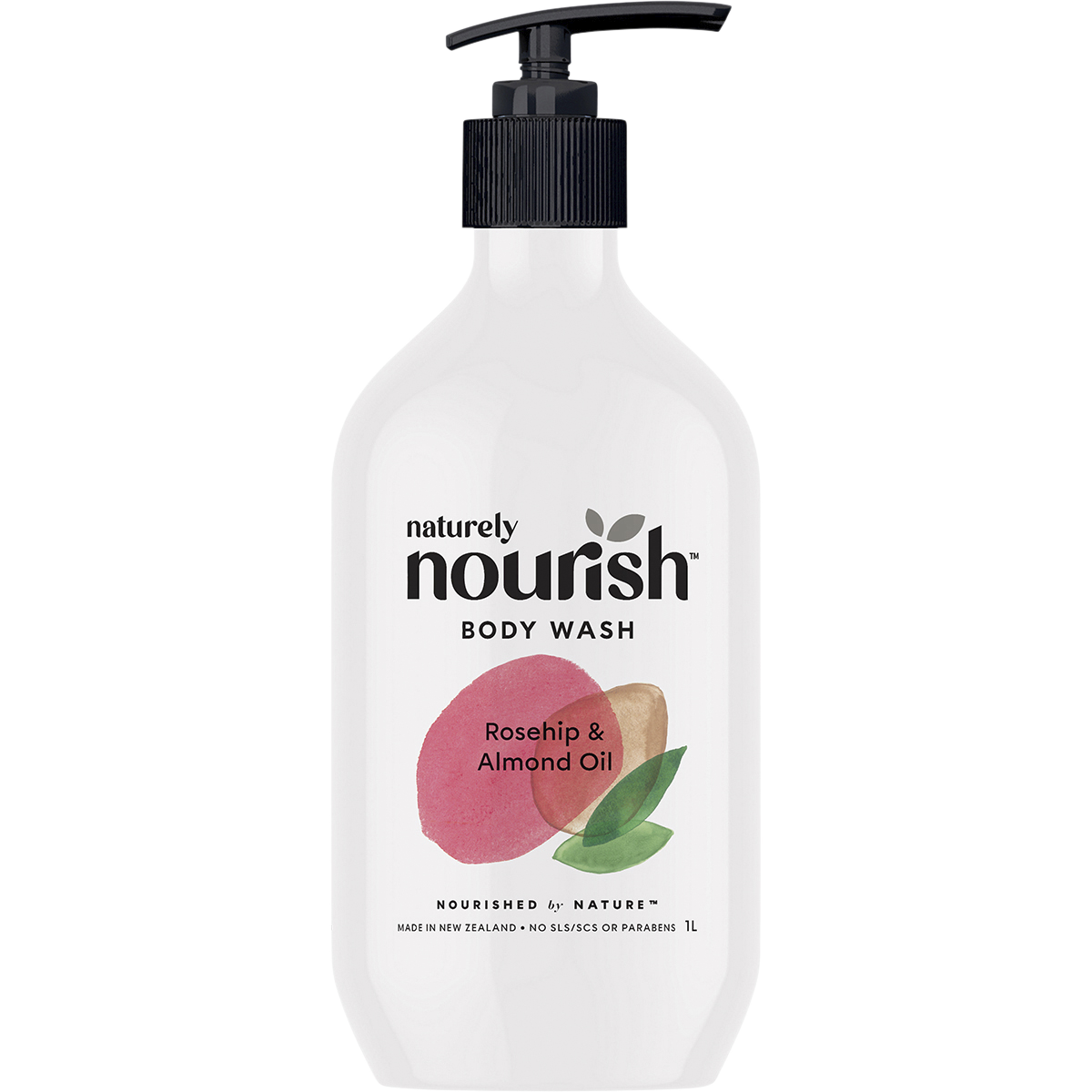 Body Wash Rosehip & Almond Oil