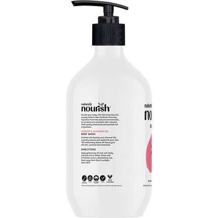 Body Wash Rosehip & Almond Oil