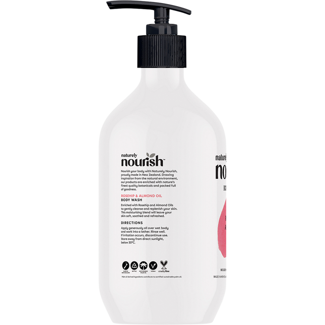 Body Wash Rosehip & Almond Oil