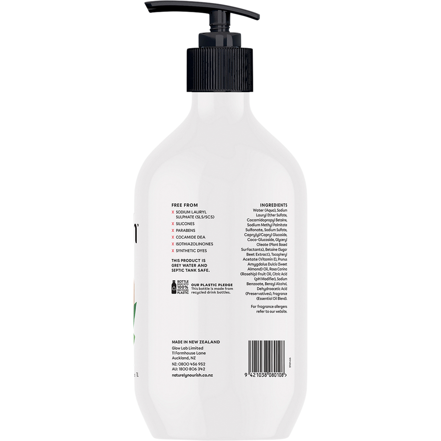 Body Wash Rosehip & Almond Oil
