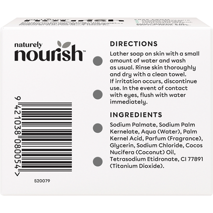 Natural Soap Bar Coconut & Gardenia