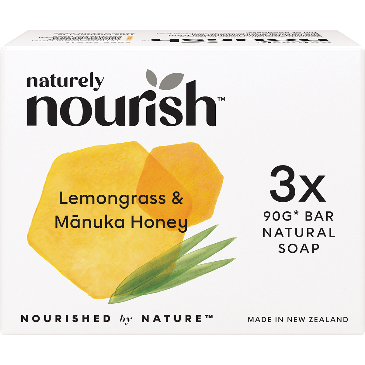 Natural Soap Bar Lemongrass & Manuka Honey