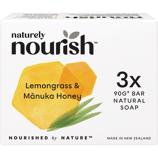 Natural Soap Bar Lemongrass & Manuka Honey