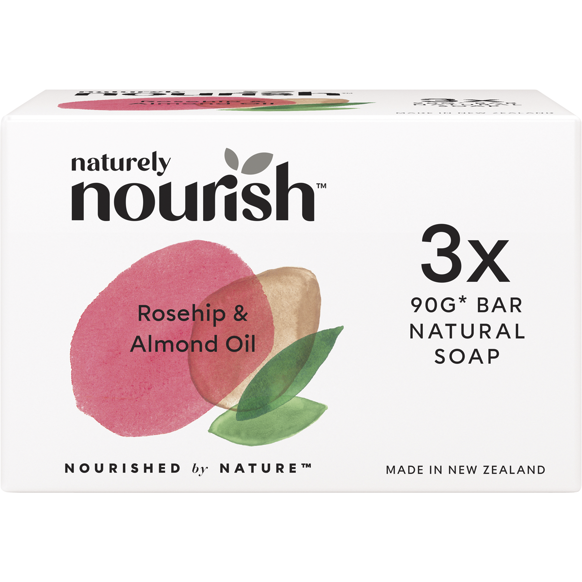 Natural Soap Bar Rosehip & Almond Oil
