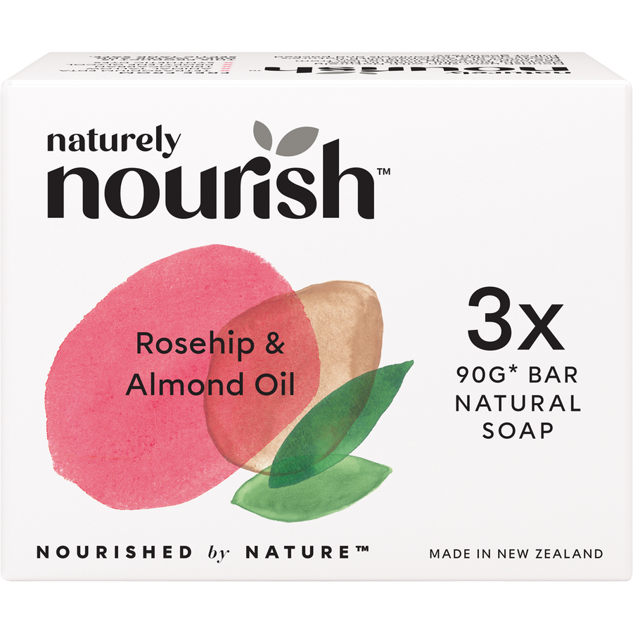 Natural Soap Bar Rosehip & Almond Oil