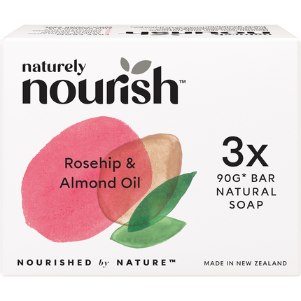 Natural Soap Bar Rosehip & Almond Oil