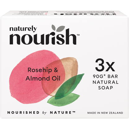 Natural Soap Bar Rosehip & Almond Oil