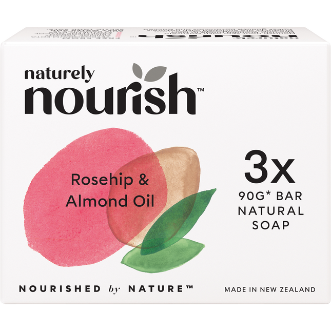 Natural Soap Bar Rosehip & Almond Oil
