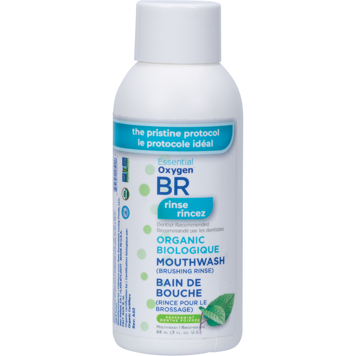 Toothpaste/Mouthwash Brushing Rinse Peppermint