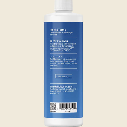 Essential Oxygen Hydrogen Peroxide 3% 473ml