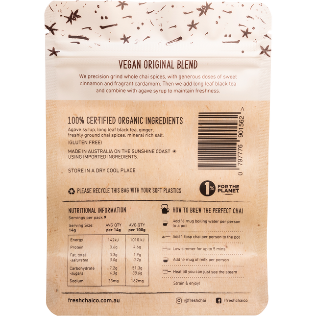 Vegan Original Blend Fresh Sticky Chai
