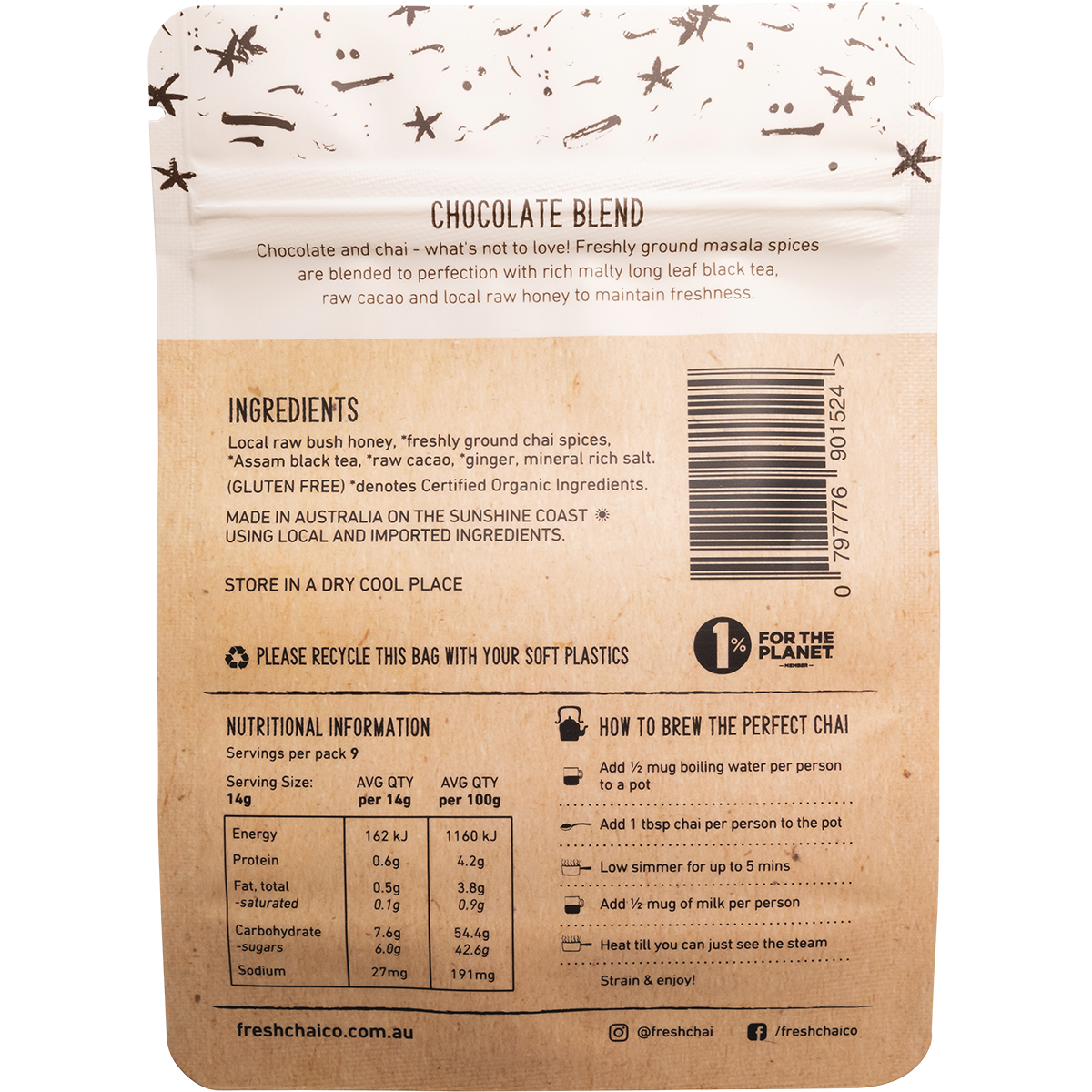 Chocolate Blend Fresh Sticky Chai