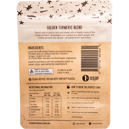 Golden Turmeric Blend Fresh Sticky Chai